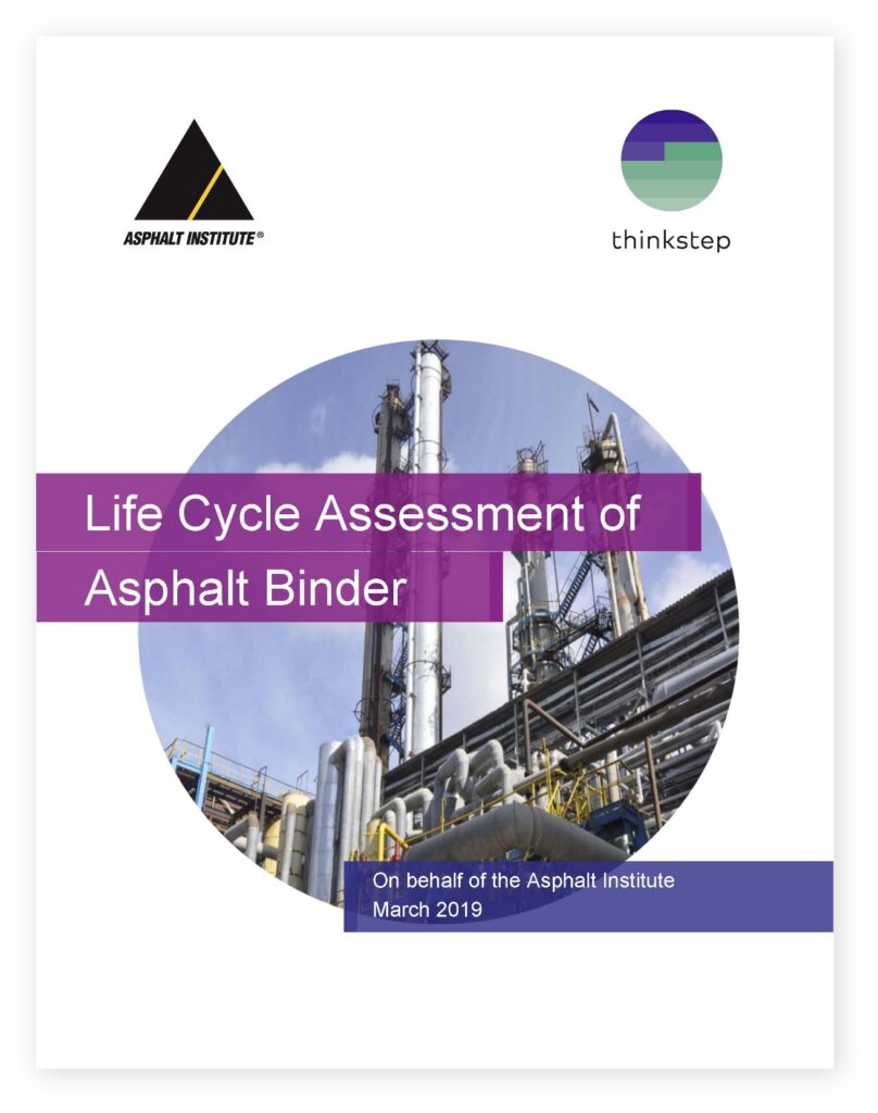 Life Cycle Assessment of Asphalt Binder