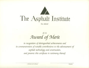 Award of Merit